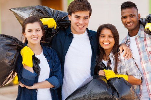 Professional home clearance team in Hounslow removing furniture