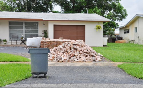 Waste clearance team in action